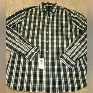 NWT, Bloomingdale’s button up dress shirt sz XL